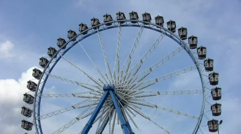 Munich Ferris Wheel Stock Footage 622077