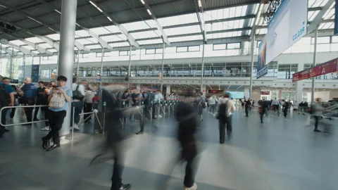 Munich Germany 23 June 2026 Energy Trade Fair Visitor Entry Stock Footage 337971188