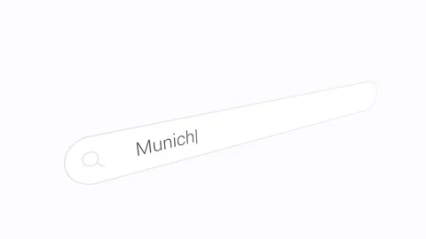 Munich, Germany Inside The Internet Search Box. Close-up Shot Stock Footage 334178621
