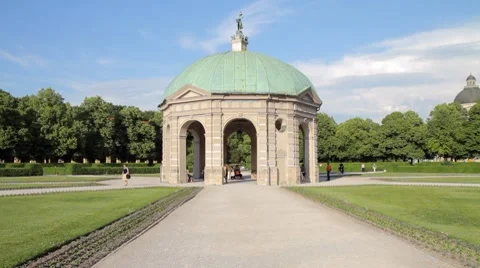 Munich Hofgarten Stock-Footage 7738814