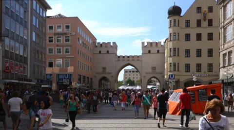 Munich karlstor Stock Footage 32712595