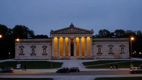 Munich - Konigsplatz Stock Footage 97259154