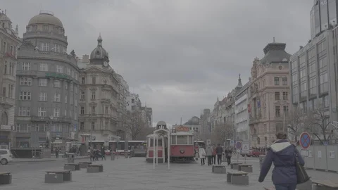 Munich Main Square 4k Stock Footage 124571433