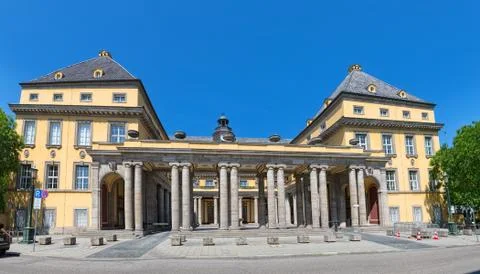 Munich old building complex Stock Photos