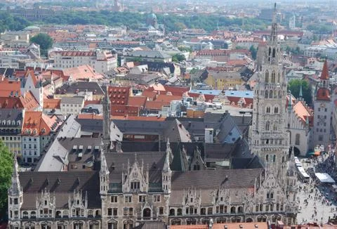 Munich panorama Stock Photos