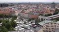 Munich Skyline City Aerial View Establishing Shot Cityscape Viktualienmarkt Day HD Footage