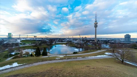 Munich skyline video in 4k Видео 102193395