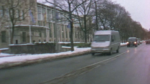 Munich time lapsed streets Super-8 Stock Footage 47013618