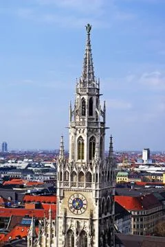Munich tower Stock Photos