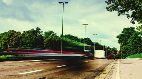 Munich Traffic Time lapse Stock Footage 54706504