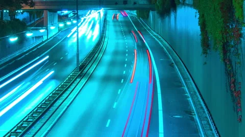 Munich Traffic Time lapse Stock Footage 54707853