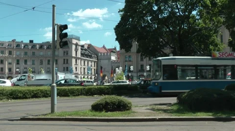 Munich Tramway 動画素材 8543927