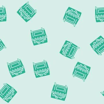 Municipal solid waste msw glyph seamless pattern Stock Illustration