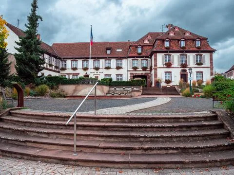 Municipality of Marlenheim, Alsace Stock Photos