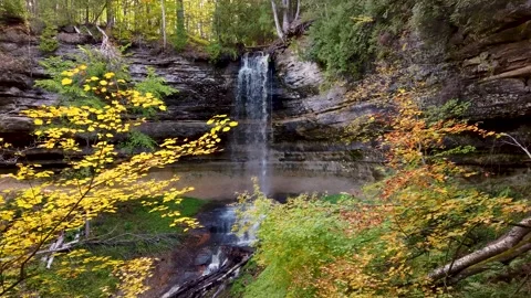 Munising falls Stock Footage 142167788