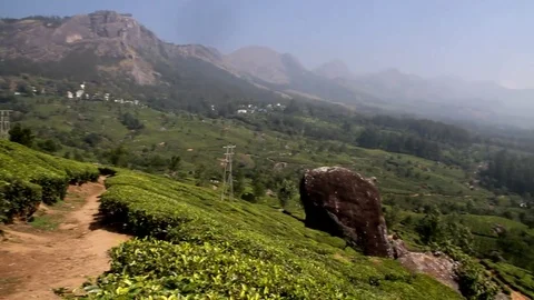 Munnar hill station, Indian state of Kerala Stock Footage 84718922