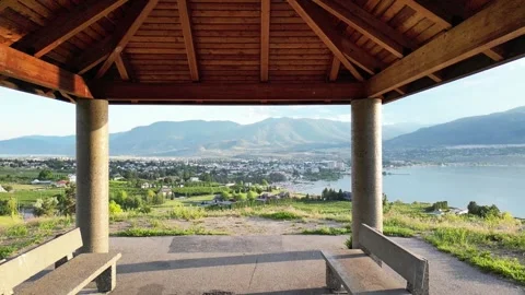 Munson Mountain Gazebo Stock Footage 201585522