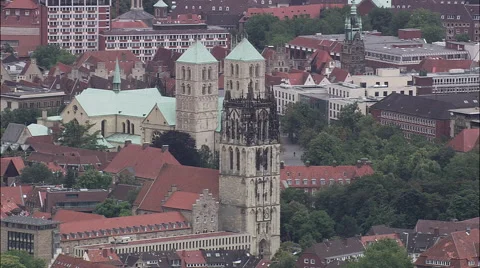 Munster aerial Video stock 65381254