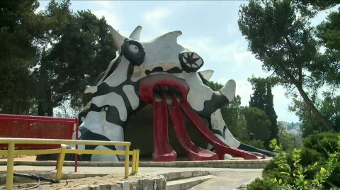 Munster in the park - Jerusalem 1 Stock Footage 724416