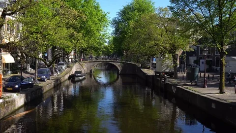 Munt tower, Amsterdam, Netherlands Stock Footage 112305651