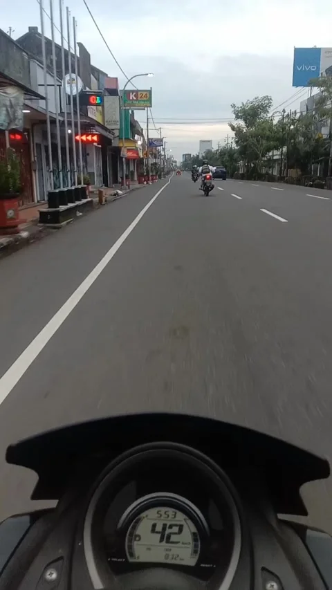 Muntilan street timelapse Stock Footage 223076551