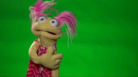 Muppet puppet  Variety of   Actions. Stock Footage 46001857