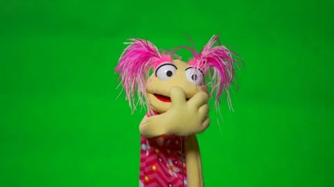 Muppet puppet  Variety of   Actions. Stock Footage 46004353