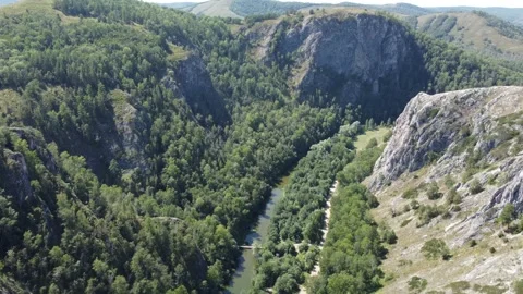 Muradymovskoe gorge Video stock 250155408