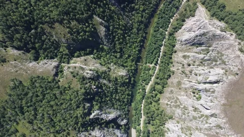 Muradymovskoe gorge Video stock 250155468