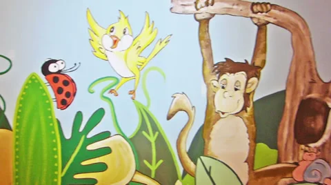 Mural art Stock Footage 39809835