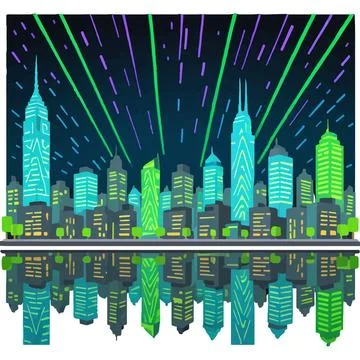 Mural art installation project wall gallery Painting Public Creativity Stock Illustration