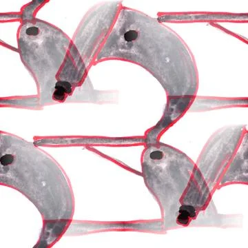 Mural  background  seamless microscope pattern Stock Illustration