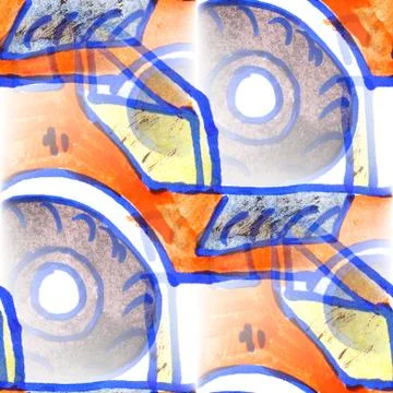 Mural  background  seamless tractor pattern texture Stock Illustration