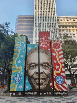Mural do Gil in Rio de Janeiro 写真素材