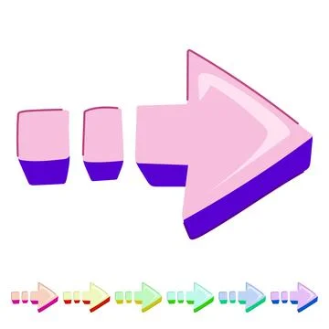 Mural graffiti arrow vector cartoon graphic Stock Illustration