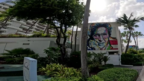 Mural of Hector Lavoe Stock Footage 346911995