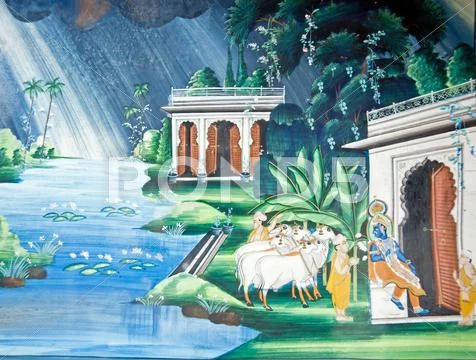 Mural Stock Illustration