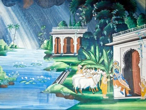 Mural Stock-Illustration