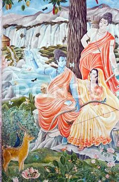 Mural Stock Illustration