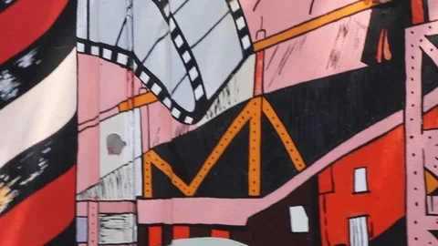 Mural in New York 動画素材 106535639