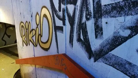 Mural on the wall Stock Photos