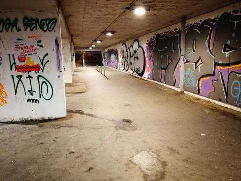 Mural on the wall Stock Photos