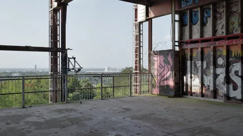 Murales at Teufelsberg, Berlin. Stock Footage 316077844