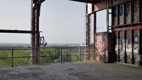 Murales at Teufelsberg, Berlin. Stock Footage 316092528