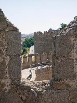 Muralla de Avila Stock Photos