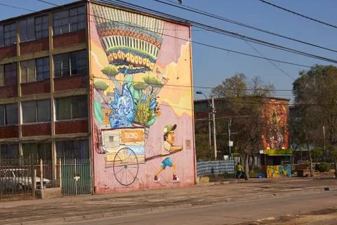Murals of San Migue Stock Photos