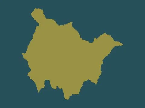 Muramvya, Burundi. Solid color shape Stock Illustration