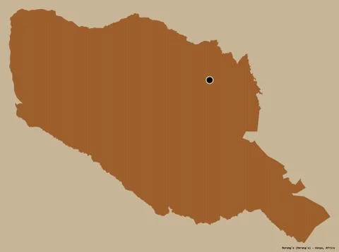 Murang'a, county of Kenya, on solid. Pattern Stock Illustration