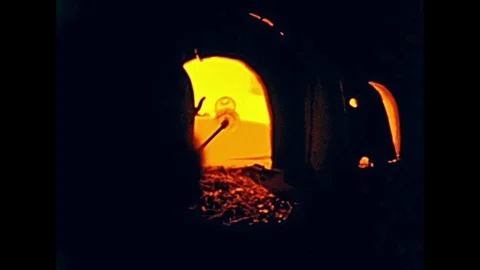 Murano glass factory Stock Footage