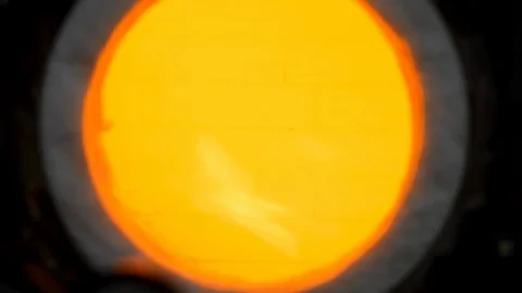 Murano Glass Workshop Oven 2 Stock Footage 126648508